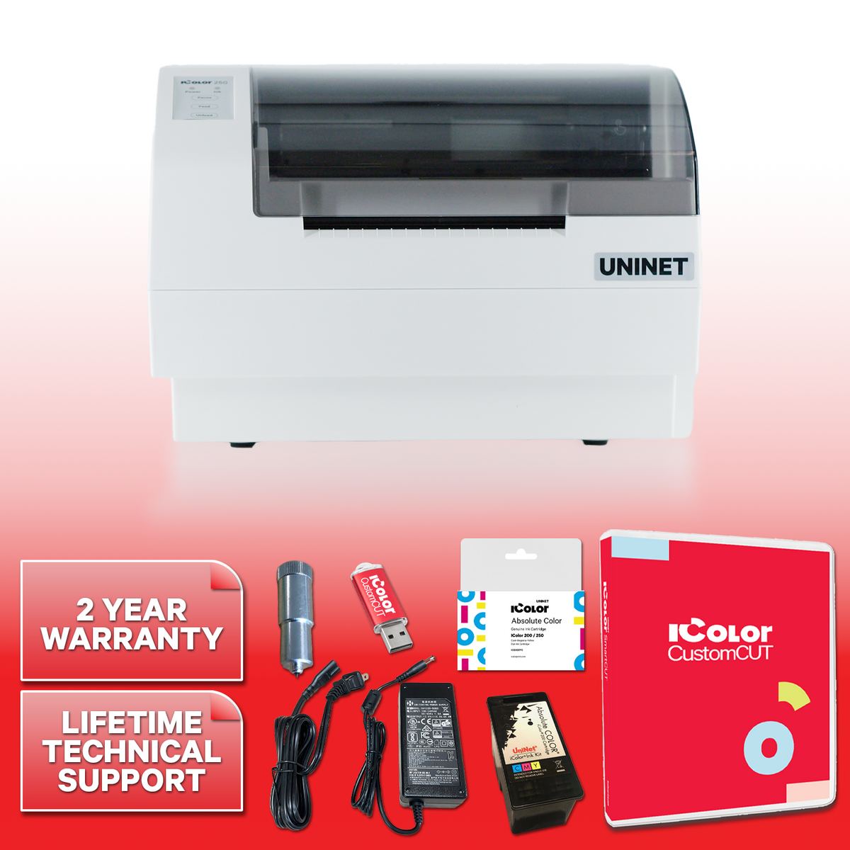 IColor 250 Inkjet Color Label Printer &amp; Cutter – Basic Package