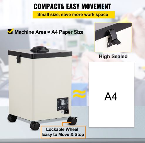 Fume Extractor for DTF Powder Curing