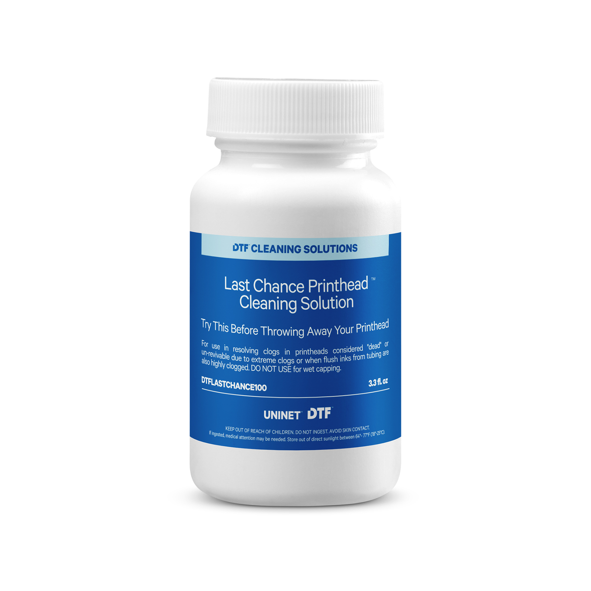 DTF Last Chance Printhead Cleaning Solution